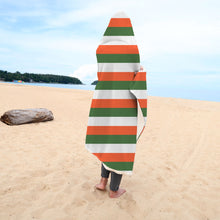 Load image into Gallery viewer, Irish flag Stripes Classic Adult Hooded Blanket